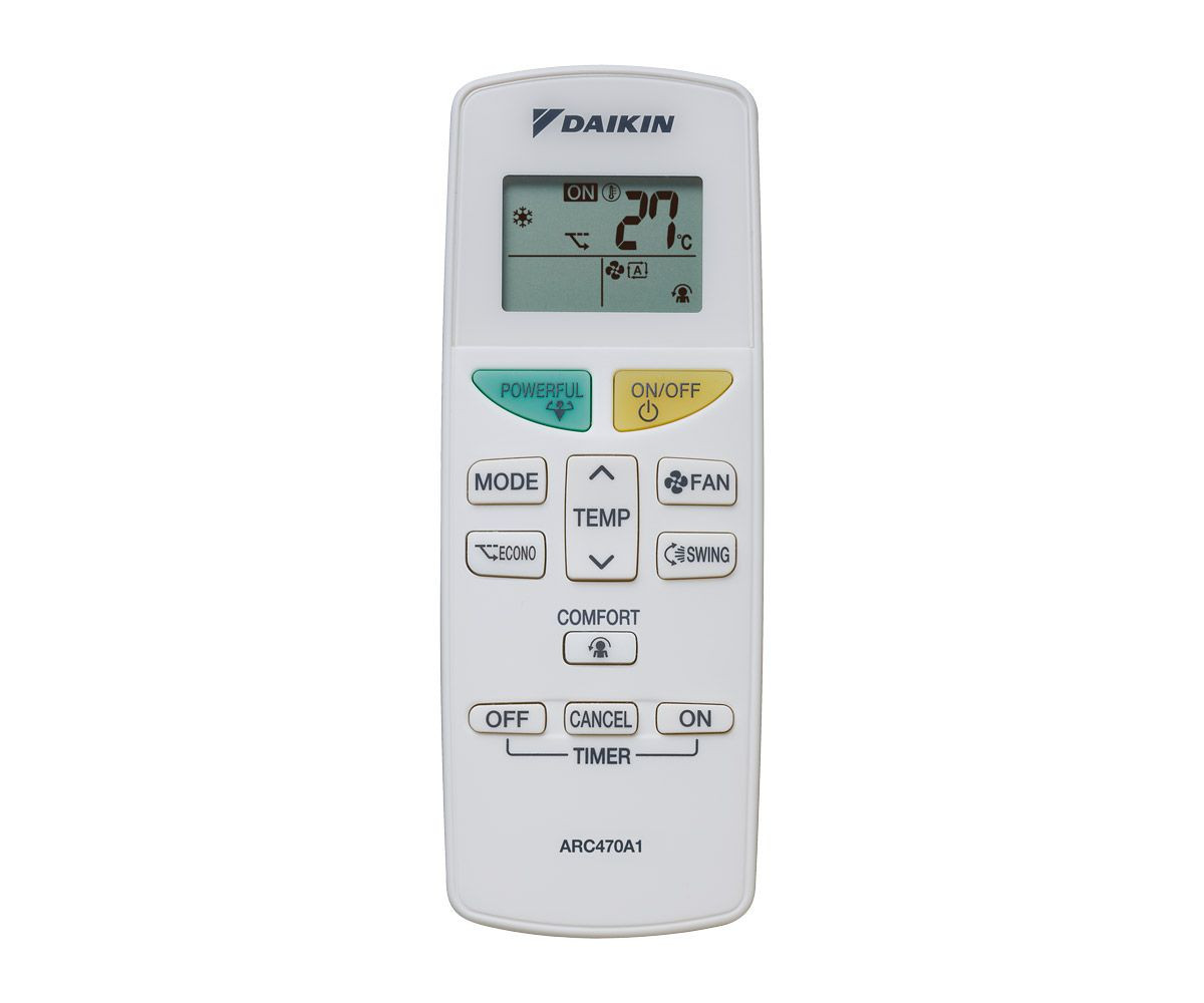 Inverter Air Conditioner Daikin Sensira FTXF remote control