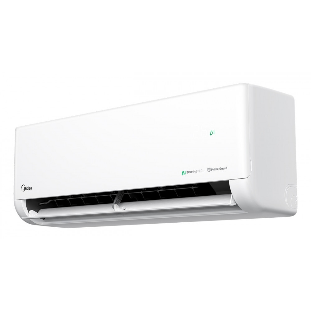Midea's 9 000 BTU Solunar inverter wall-mounted air conditioner white indoor unit