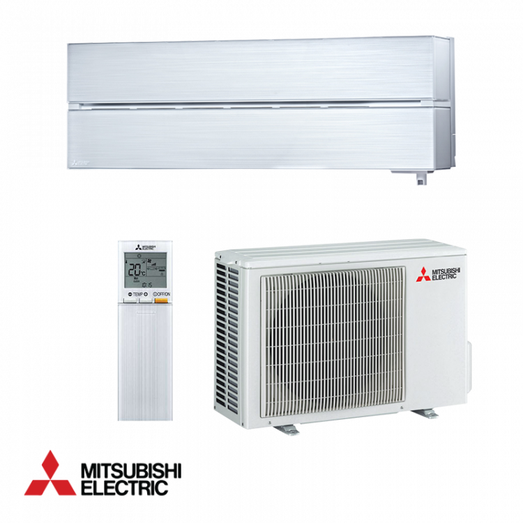 Inverter wall-type air conditioner in grey Mitsubishi Electric MSZ-LN35VGV / MUZ-LN35VG 12 000 BTU