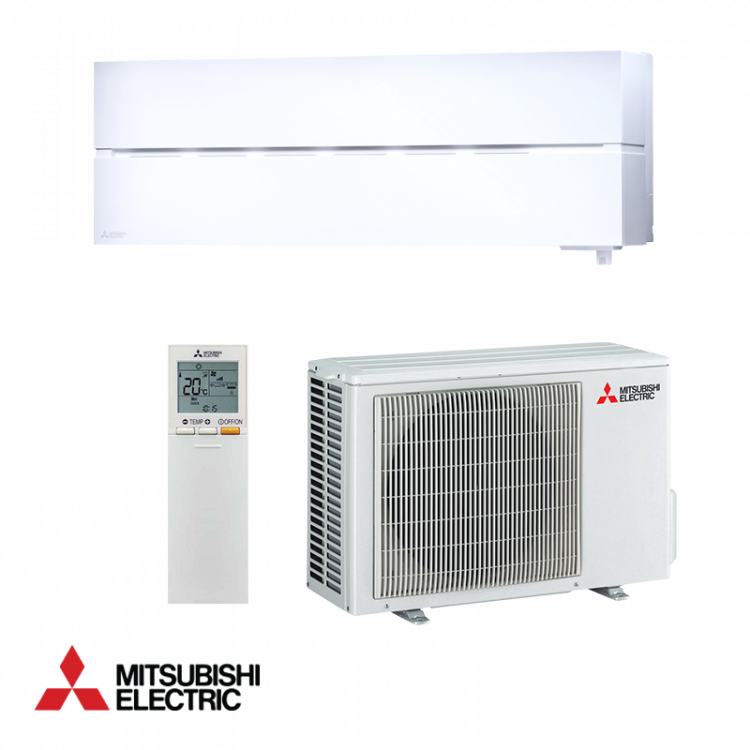 Inverter wall-type air conditioner in white Mitsubishi Electric MSZ-LN35VGW / MUZ-LN35VG 12 000 BTU