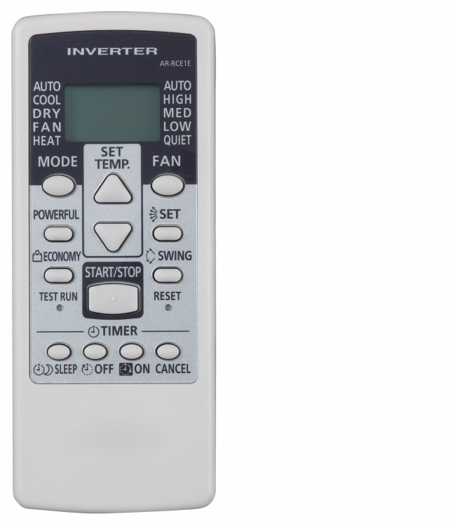 Inverter air conditioner Fuji Electric LLCC series remote controller