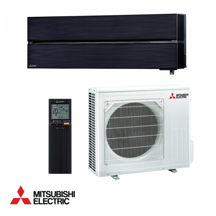 Inverter wall-type air conditioner in black Mitsubishi Electric MSZ-LN50VGB / MUZ-LN50VG 18 000 BTU