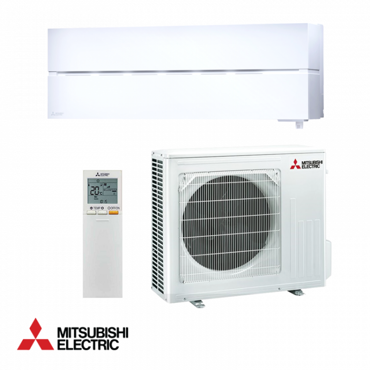 Inverter wall-type air conditioner in white Mitsubishi Electric MSZ-LN50VGW / MUZ-LN50VG 18 000 BTU