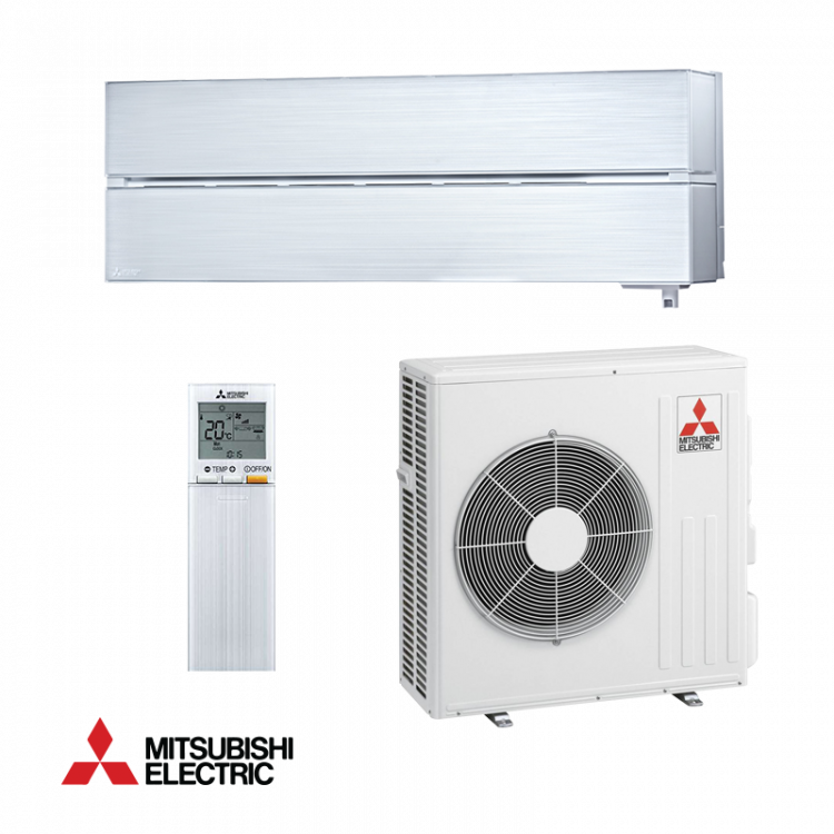 Inverter wall-type air conditioner in grey Mitsubishi Electric MSZ-LN60VGV / MUZ-LN60VG 21 000 BTU