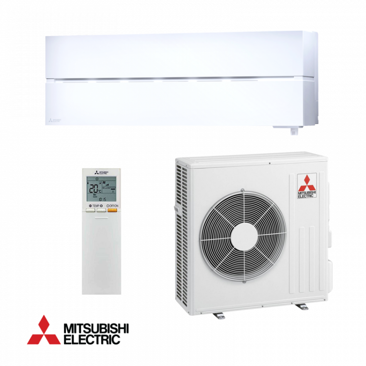 Инверторен стенен климатик в бял цвят Mitsubishi Electric MSZ-LN60VGW / MUZ-LN60VG 21 000 BTU