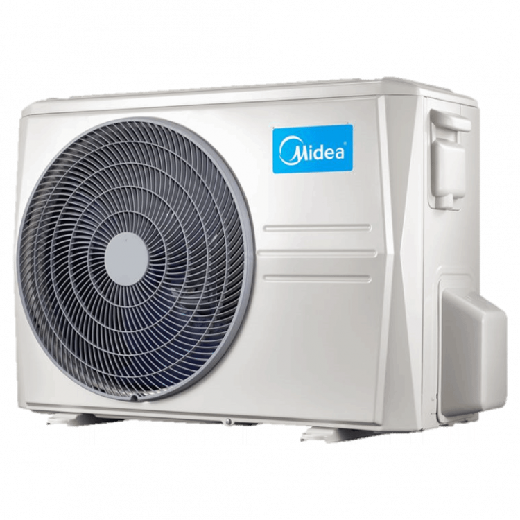 Инверторният стенен климатик 21 000 BTU Midea от серията Solstice външно тяло