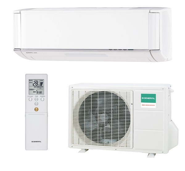 General Fujitsu ASHG09KXCA/AOHG09KXCA 9 000 BTU Hyperinverter Wall Air Conditioner