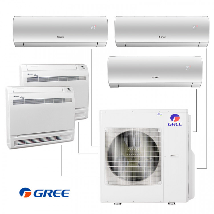 Outdoor unit for 5-room multi-split system Gree GWHD(42)