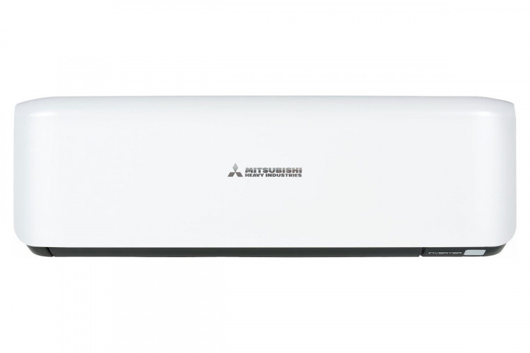 wall air conditioner Mitsubishi Heavy Industries 12 000 BTU indoor unit white and black color